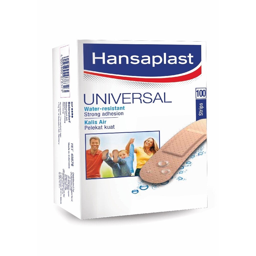 Hansaplast Universal Water-Resistant Bands 100 Per Pack