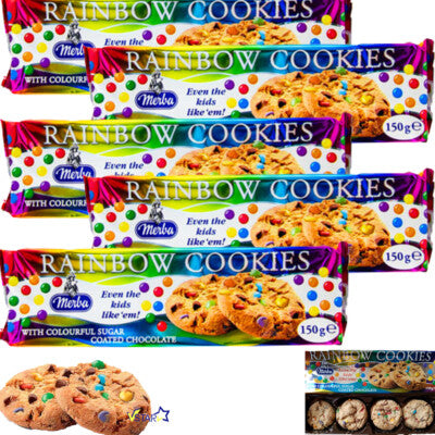 MERBA RAINBOW COOKIES 150GM