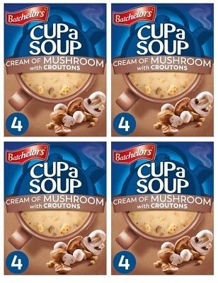 Batchelors Cup A Soup Cream Of Mushroom 4 Sachets