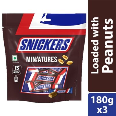 Snickers Minis Chocolates 10pc 180gm