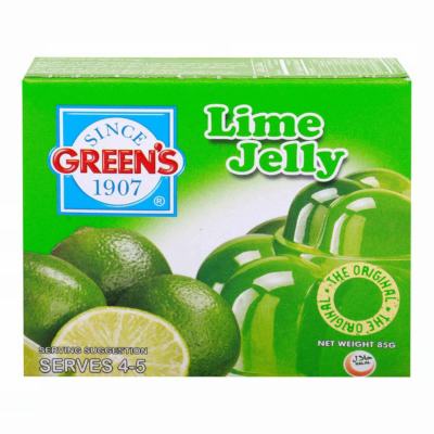Greens Lime Jelly Dessert Mix 80g