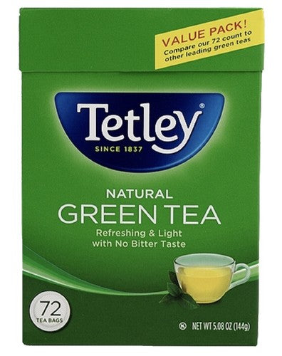 TETLEY TEA GREEN TEA PURE 37.5G