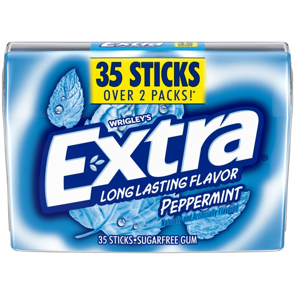 EXTRA MEGA PEPPERMINT GUM-SUGAR FREE