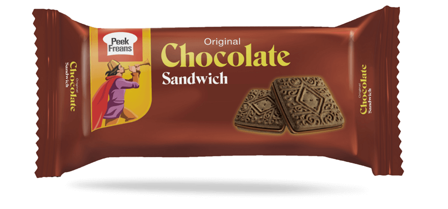 Peek Freans Original Sandwich Biscuits Filled with Cream Chocolate Flavor