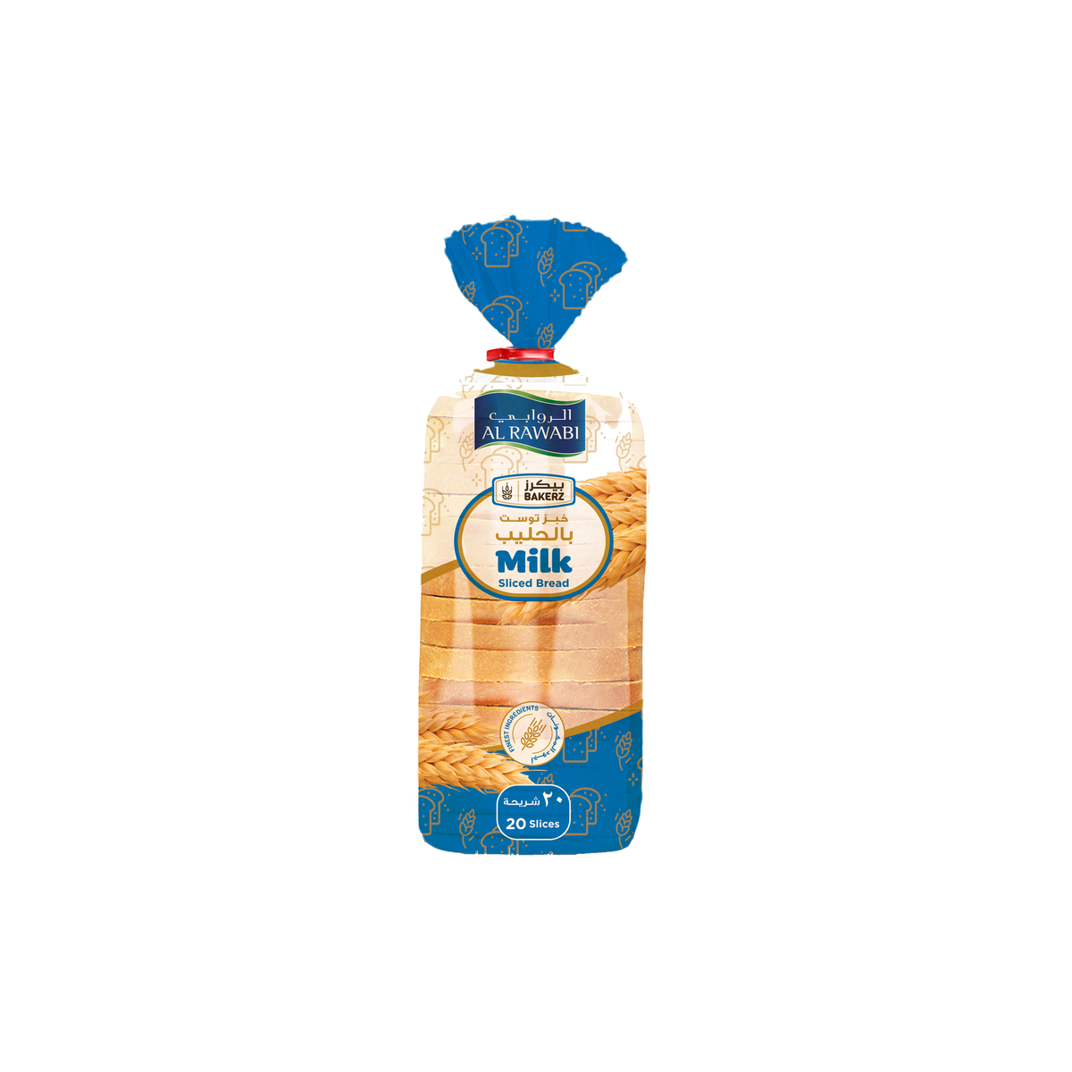 Al Rawabi Milk Sliced Bread (20 Slices) 550GM