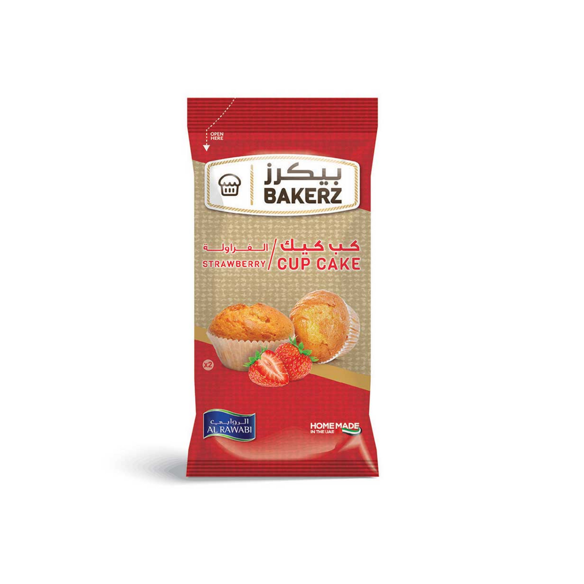 AL RAWABI CUP CAKE STRWABERRY 30GM 0