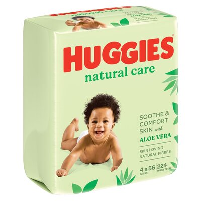 Huggies Baby Wipes Aloe Vera (Value Pack) 224 wipes