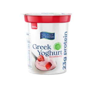 Al Rawabi 11g Protein Strawberry Greek Yogurt 150GM