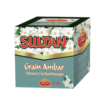 Sultan Grain Ambar Orange Blossom Loose Green Tea 150GM