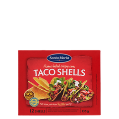 SANTA MARIA TACO SHELLS 12SHELLS 135GM