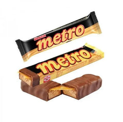Ulker Metro Milk Chocolate Bar Coated With Caramel & Nougat 30gm