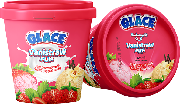 Glace Strawberry Icecream 1 Ltr