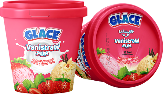 Glace Strawberry Icecream 1 Ltr