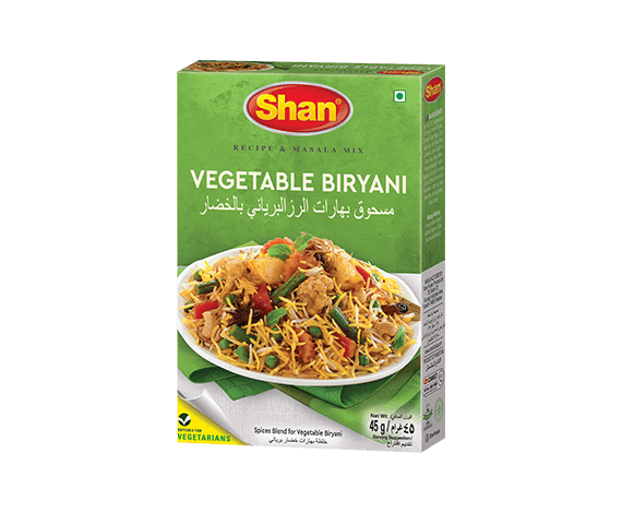 Shan Vegetable Biryani Masala Mix Seasoning 45GM