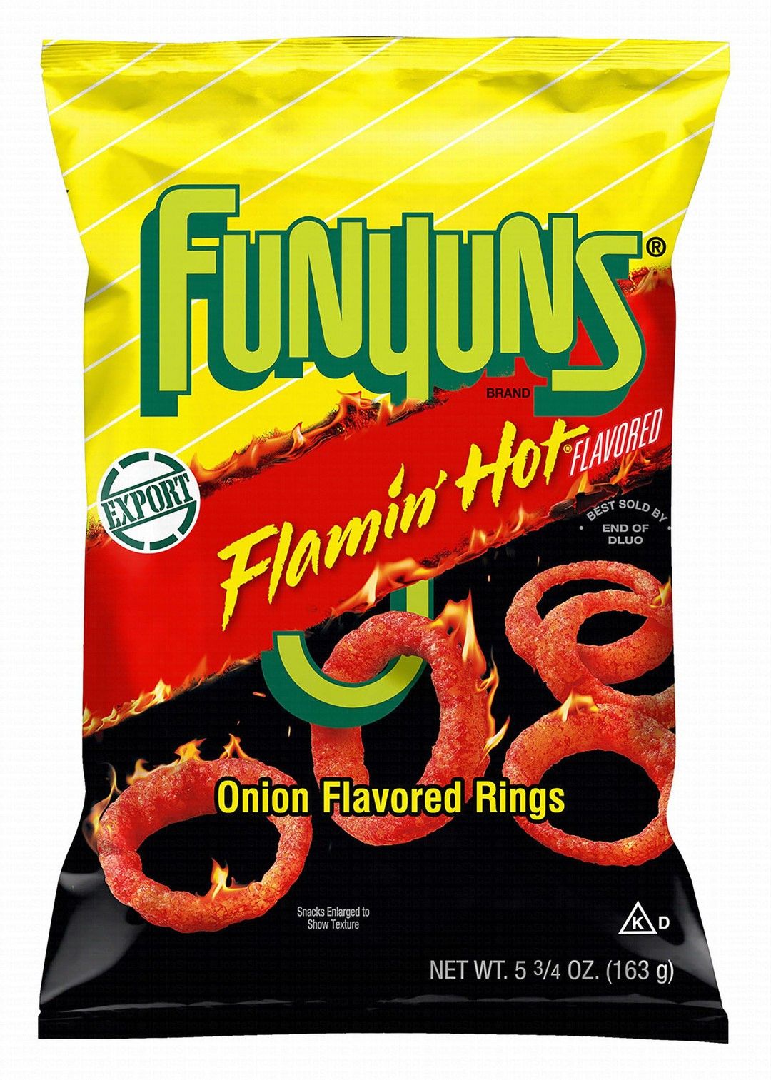 FUNYUNS FLAMIN HOT ONION RINGS 163.0GM