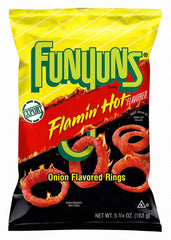FUNYUNS FLAMIN HOT ONION RINGS 163.0GM