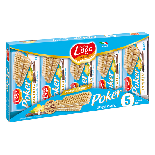 GASTONE LAGO POKER VANILLA WAFER 45GMX5