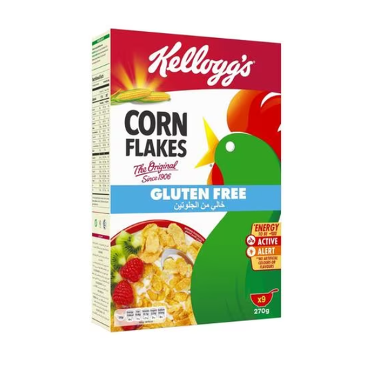 Kelloggs Corn Flakes - Gluten Free, Artificial Colors Free, Artificial Flavors Free 270gm