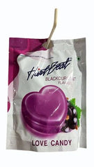 Hartbeat Love Candies Blackcurrant Flavor (25 Pieces) 150GM